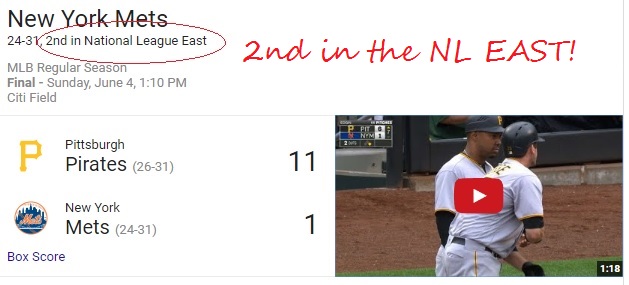 Mets Game 55 2017
